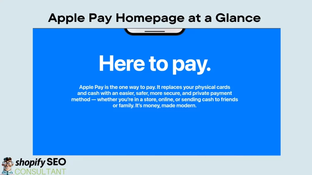 Apple Pay Homepage