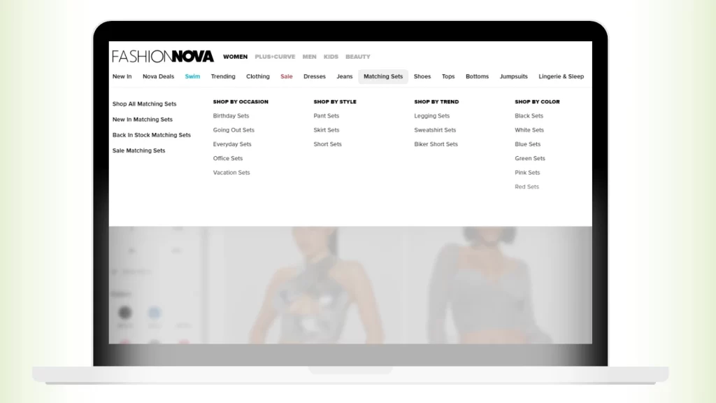 FashionNOVA Homepage Audit