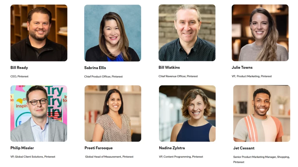 Pinterest Presents 2023 Annual Summit Speakers